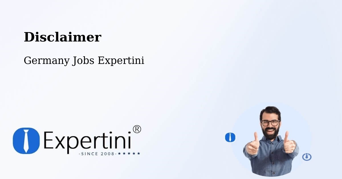 Disclaimer – Rastenberg - Germany Jobs Expertini